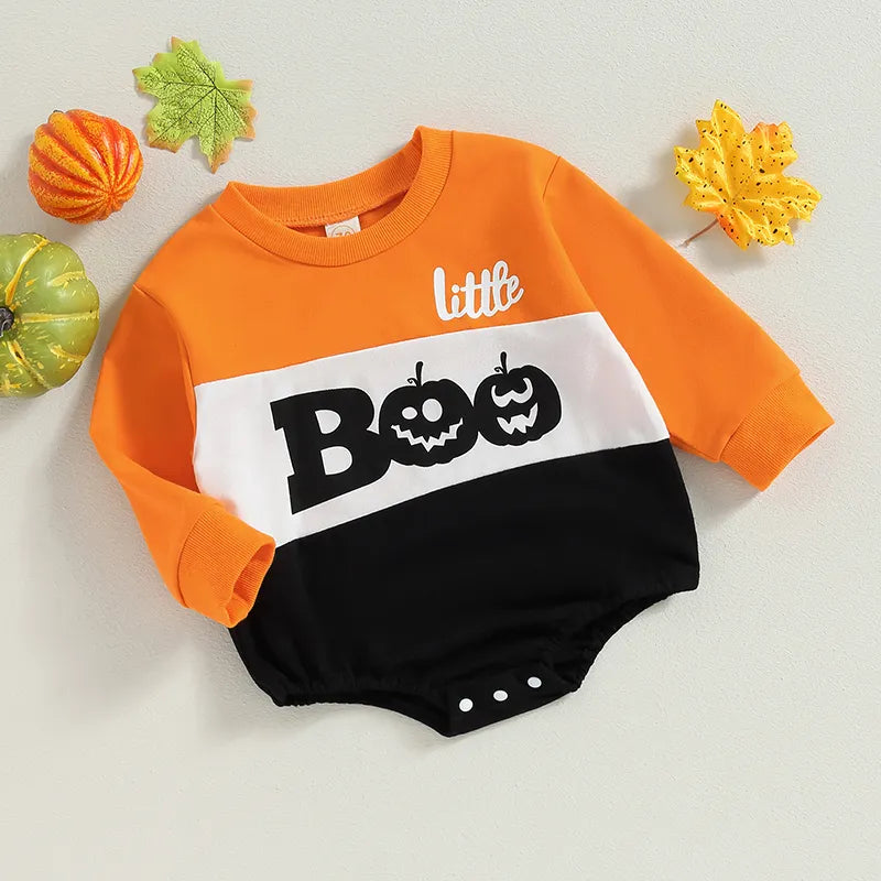 0-18M Newborn Baby Girls Boys Sweatshirts Halloween Fall Bodysuits