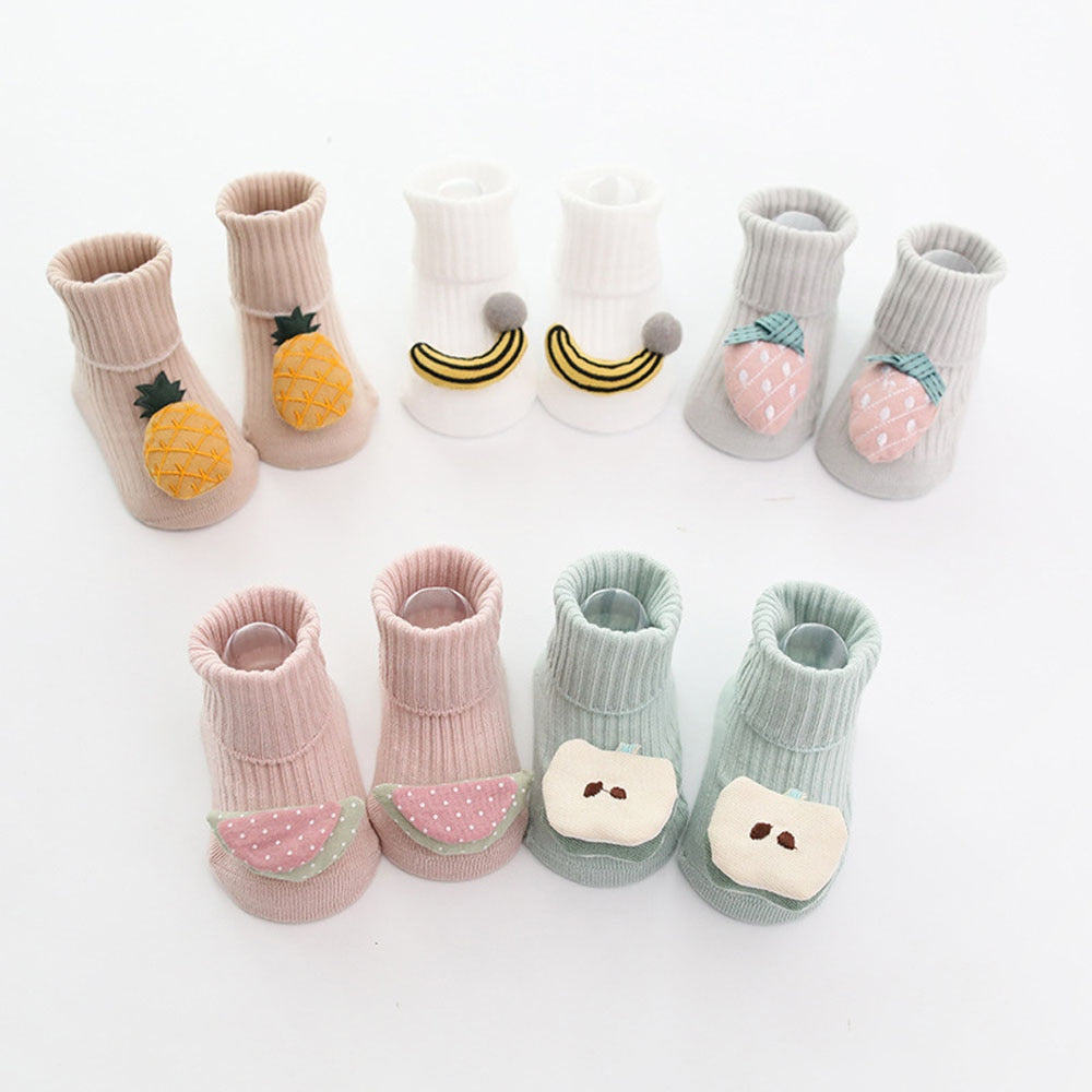 Cotton Baby Newborn Socks Anti Slip Autumn Winter