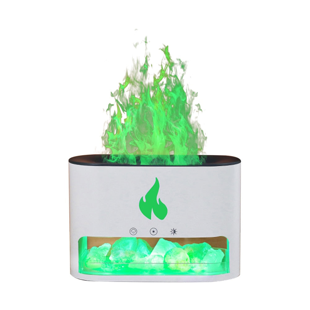 Flame Air Humidifier 250ml Ultrasonic Essential Oil Diffuser - peterkaczconnect