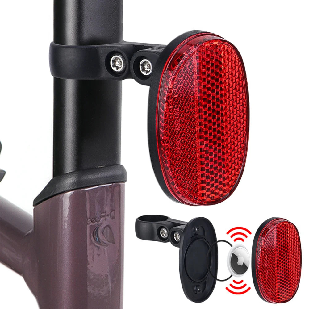 For AirTag Case Hidden Bike Tail Light Mount Holder Reflector