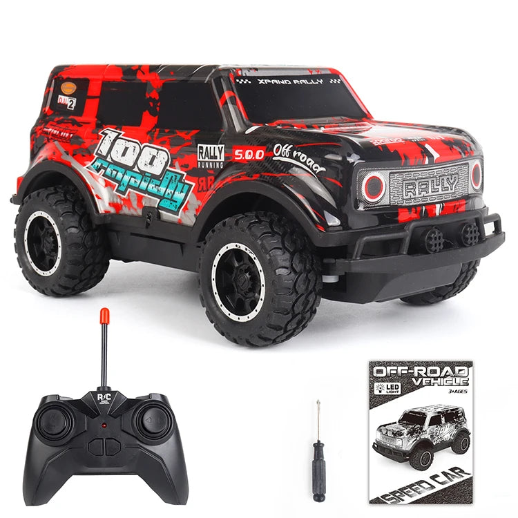 LED Illuminated Off-Road Jeep Remote Control Car