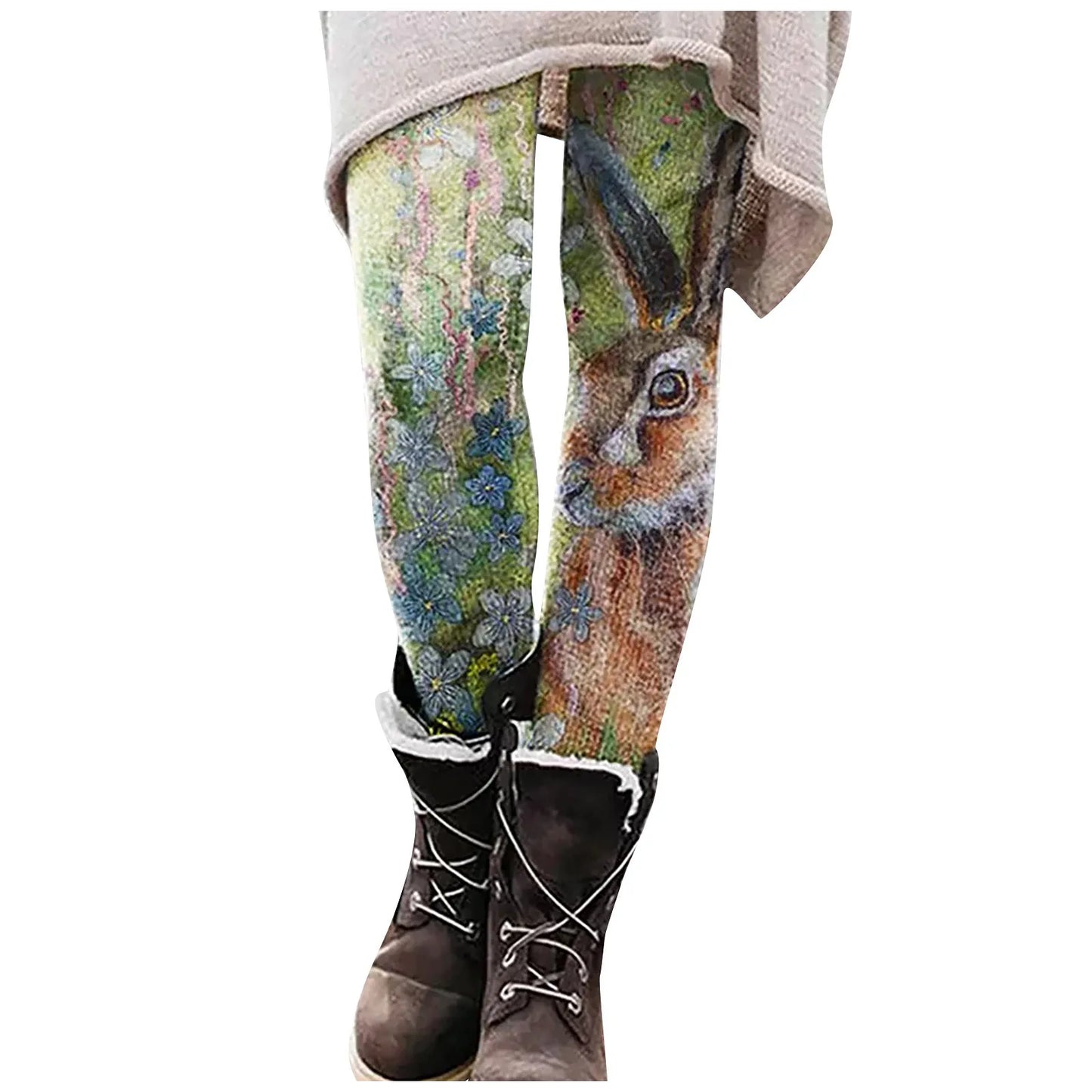 Women's HOT Leggings  Print Pant High Waist Leggings