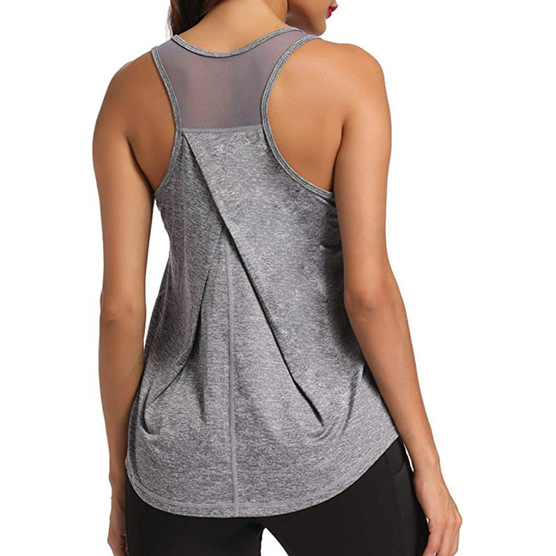 Sleeveless T Shirt Sports Wear Yoga Tank Top - peterkaczconnect