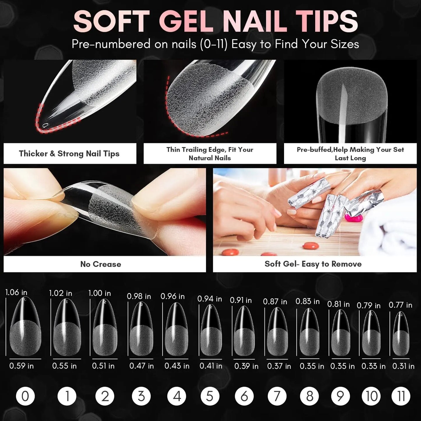 Makartt Nail Tips and Glue Gel kit