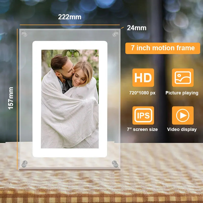 2G Memory 7inch Acrylic Digital Video Picture Frame