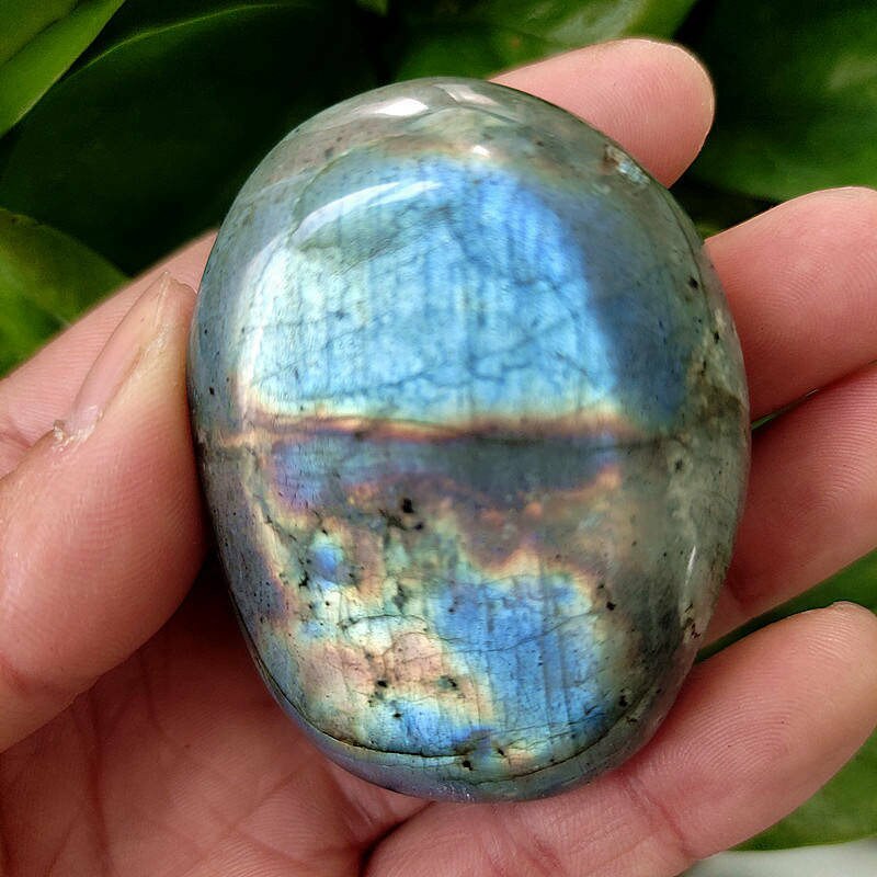 50-60mm Natural Labradorite Moonstone Crystal Tumbled Stone Quartz - peterkaczconnect