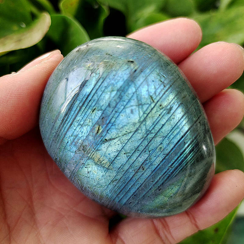 50-60mm Natural Labradorite Moonstone Crystal Tumbled Stone Quartz - peterkaczconnect