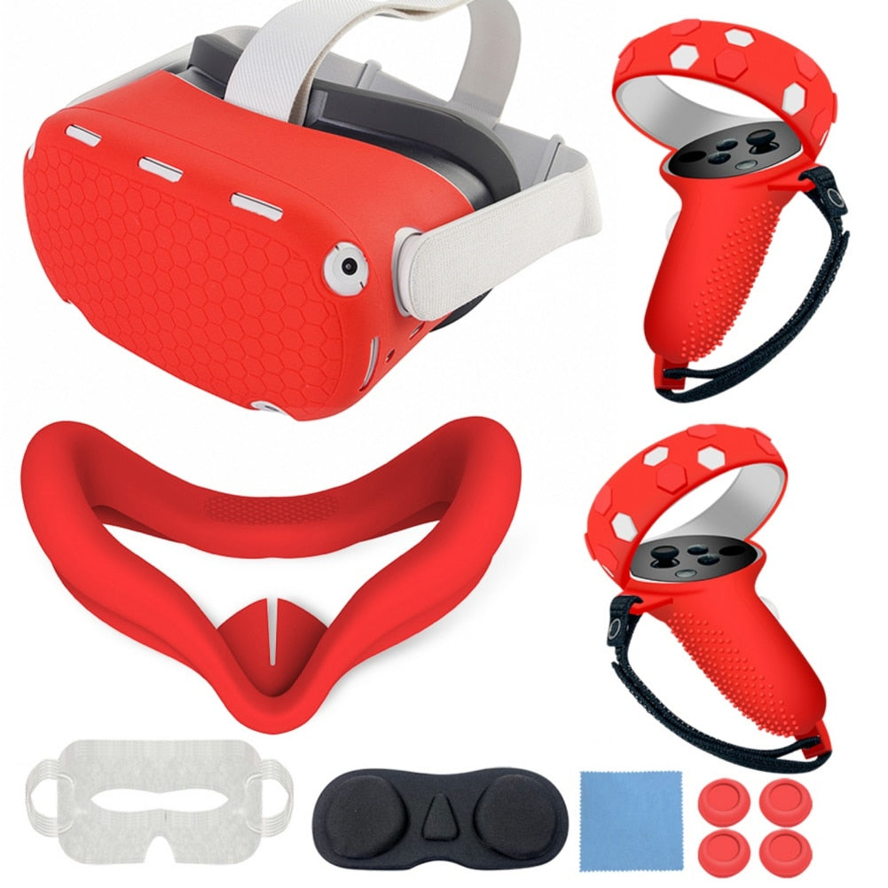 VR Accessories 7-Piece Set For Oculus Quest 2 Replacement