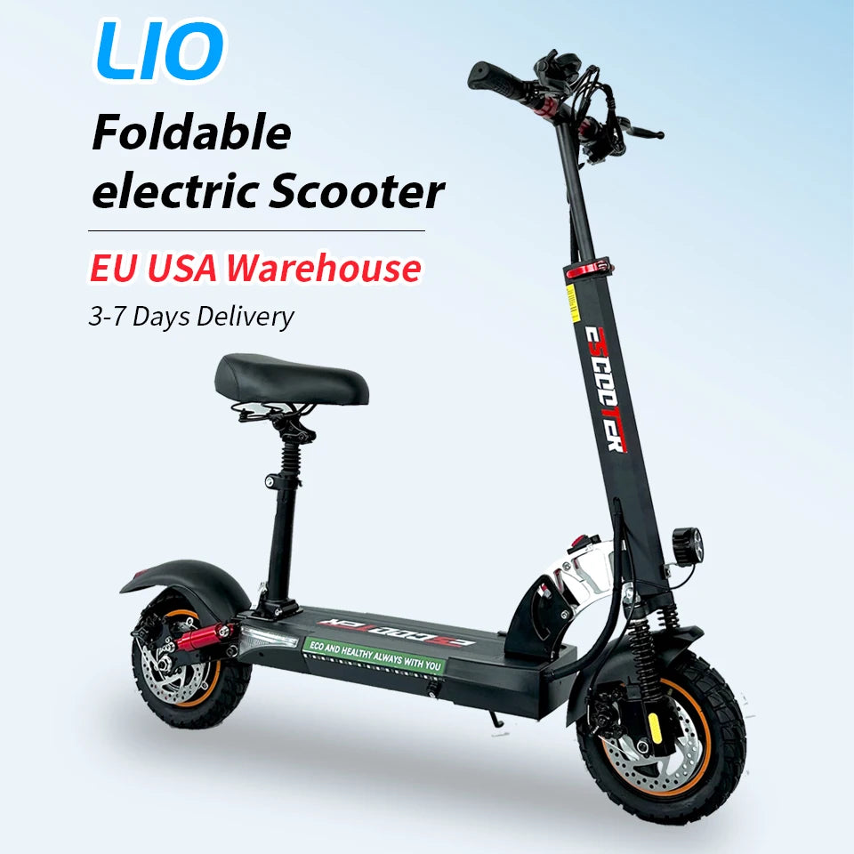 Off-road Tire Kick Electric Scooter, 10Inch, 45 km/h, 45km, 55km Range