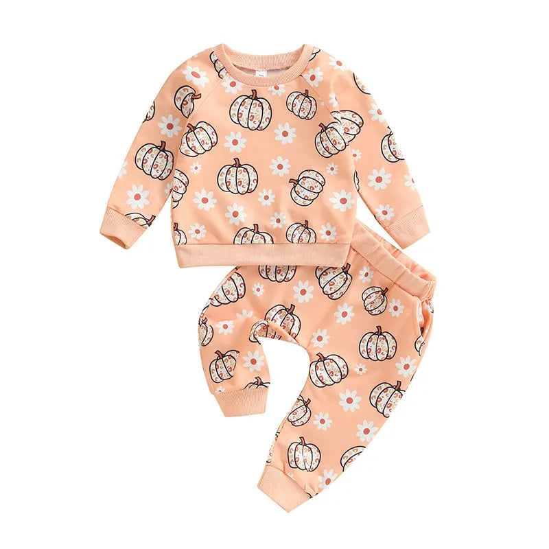 Autumn Halloween Toddler Baby Girl Fall Outfit