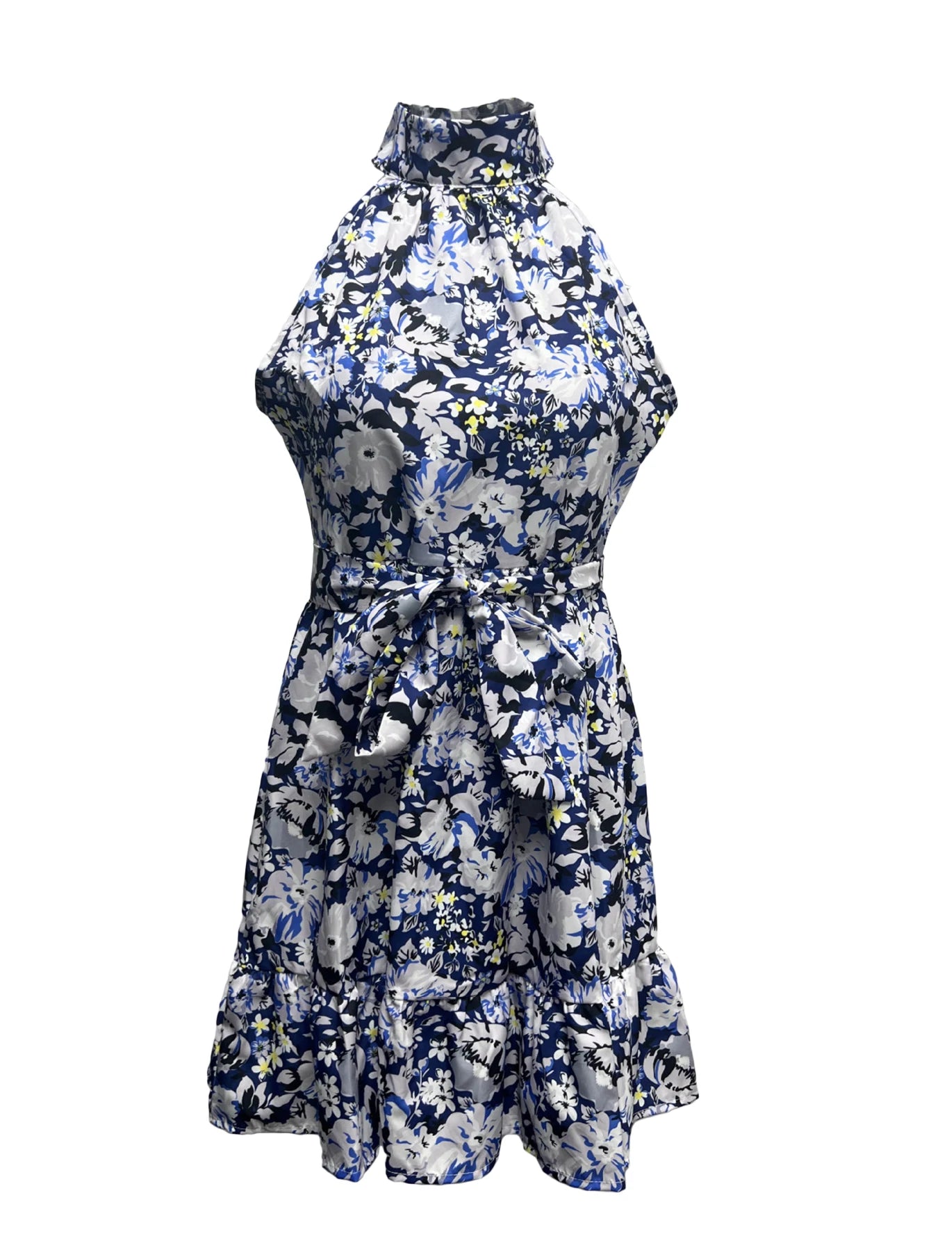 Sleeveless Flower Print Mini