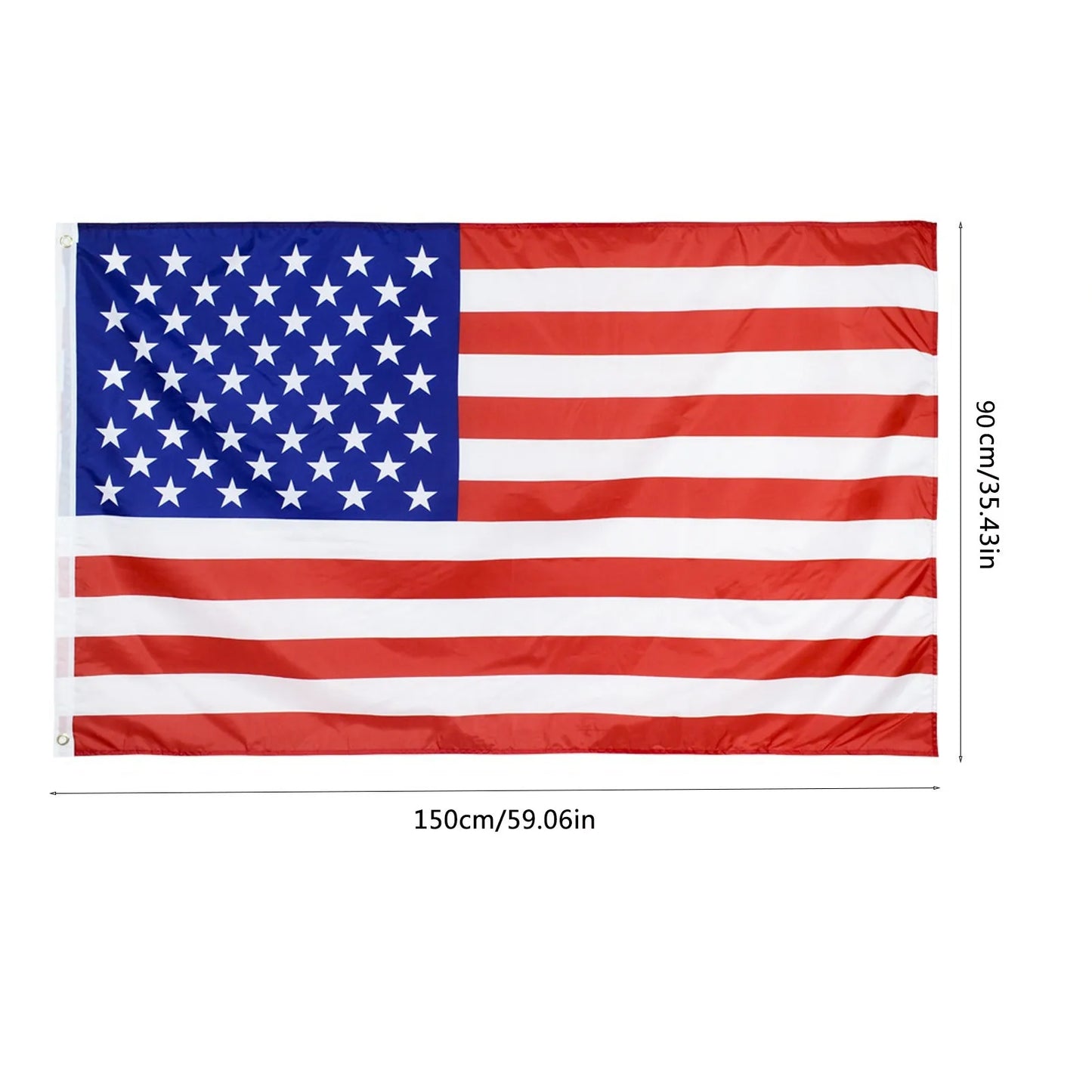 American Flag 3x5 Ft Outdoor USA Embroidered Star Stripe US Flags Heavy Duty Nylon With Brass