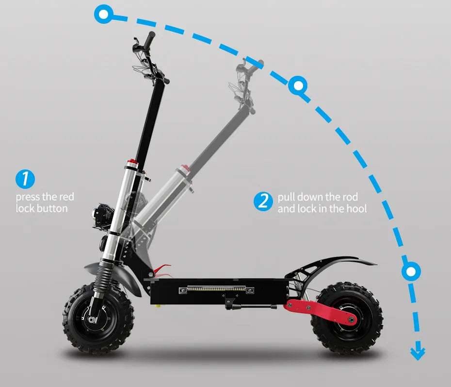 Electric Scooter Super Up To 50 MPH & 50 Miles  for Adults