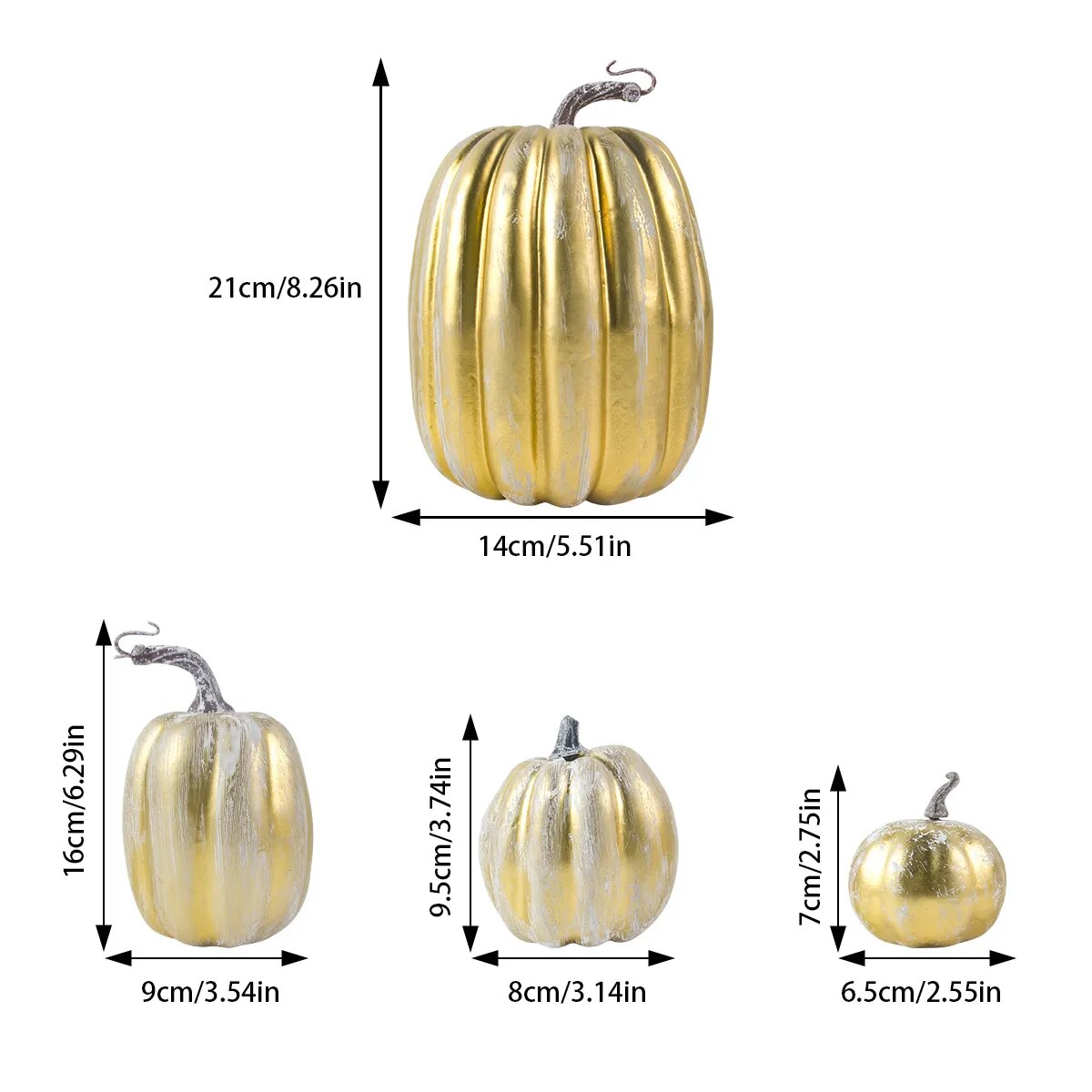 Artificial Foam Pumpkins Halloween Thanksgiving Decorations