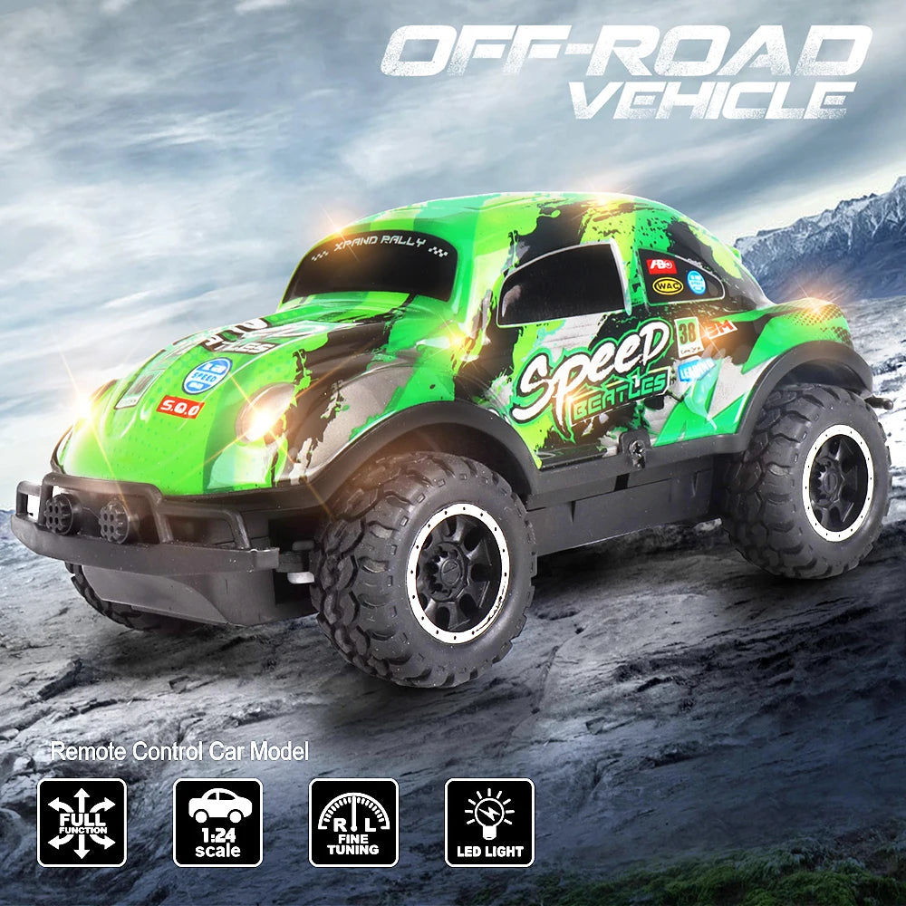 LED Illuminated Off-Road Jeep Remote Control Car