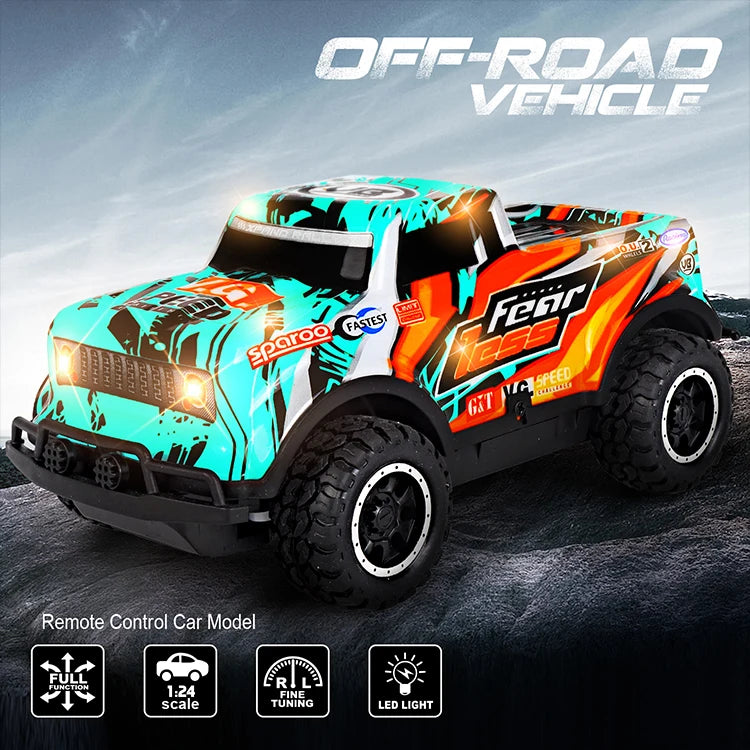 LED Illuminated Off-Road Jeep Remote Control Car