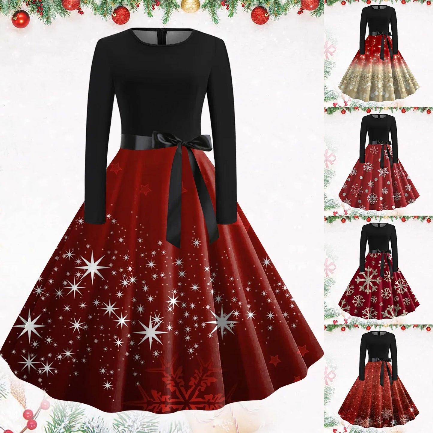 Red Christmas Dresses for Women