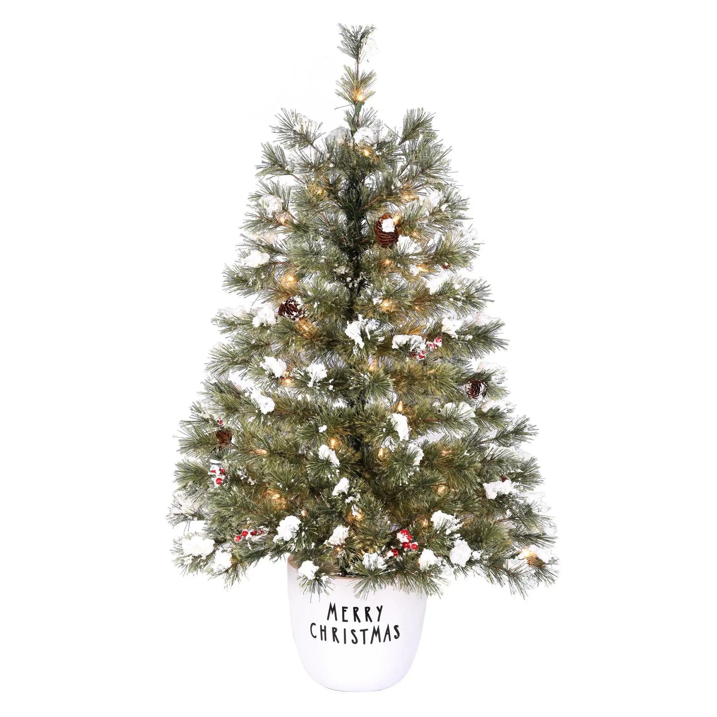 3.5-Foot Prelit Artificial Christmas Tree