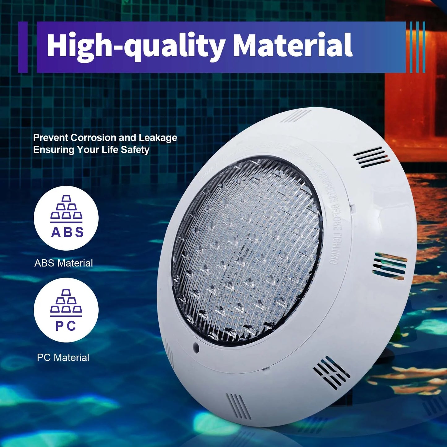 Underwater Swimming Pool Lighting 460 LED beads Submersible Light