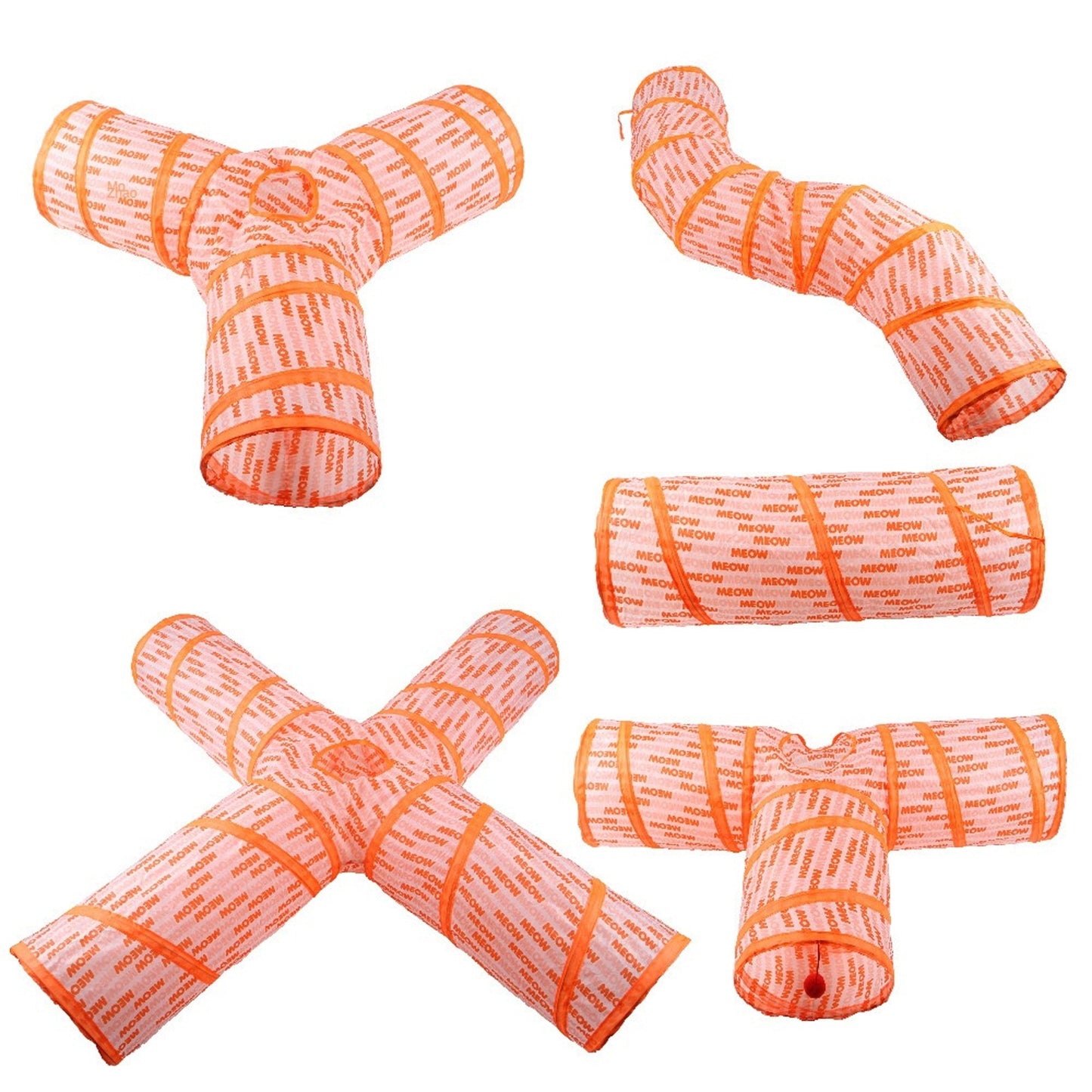 Pet Crinkle Tunnels Foldable Tubes Cats Tunnel - peterkaczconnect