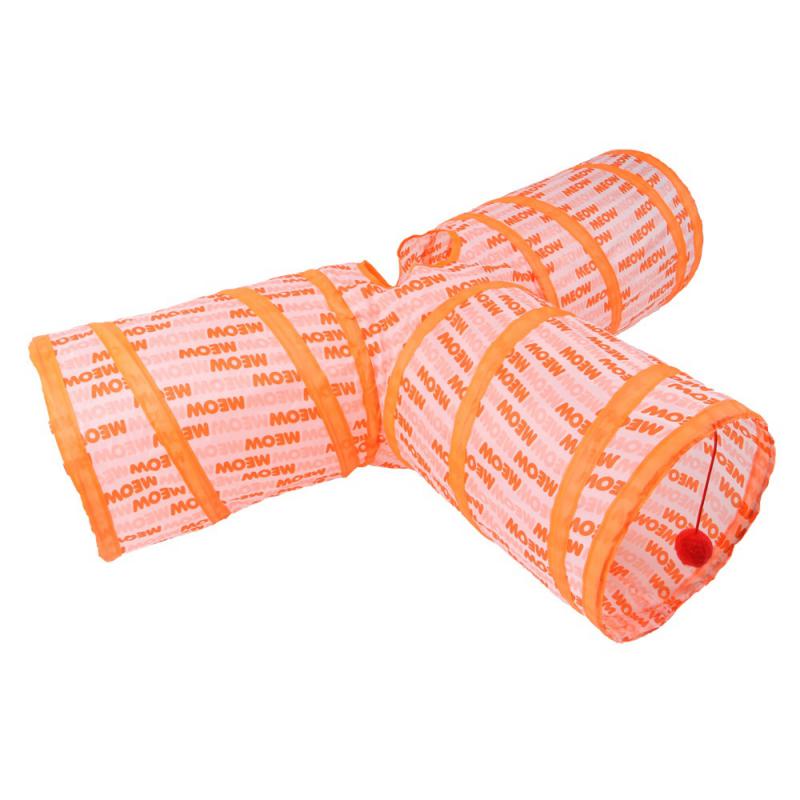 Pet Crinkle Tunnels Foldable Tubes Cats Tunnel - peterkaczconnect