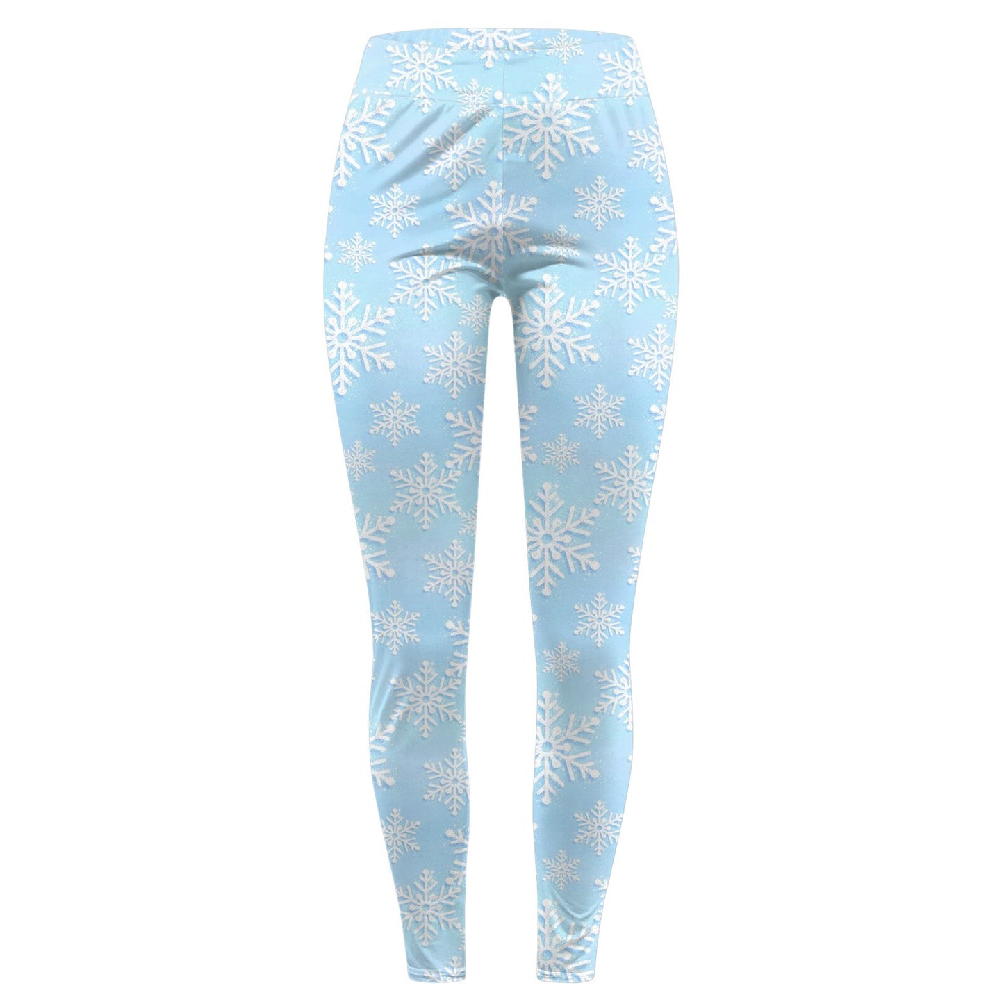 Christmas Printed Dress Pants For Women Yoga Winter