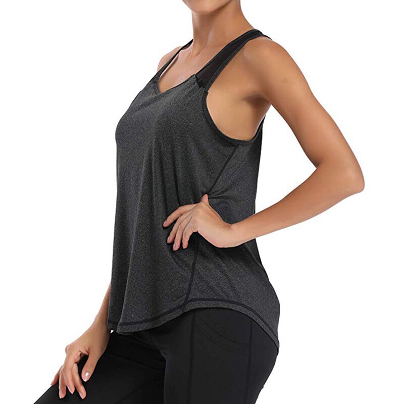 Sleeveless T Shirt Sports Wear Yoga Tank Top - peterkaczconnect