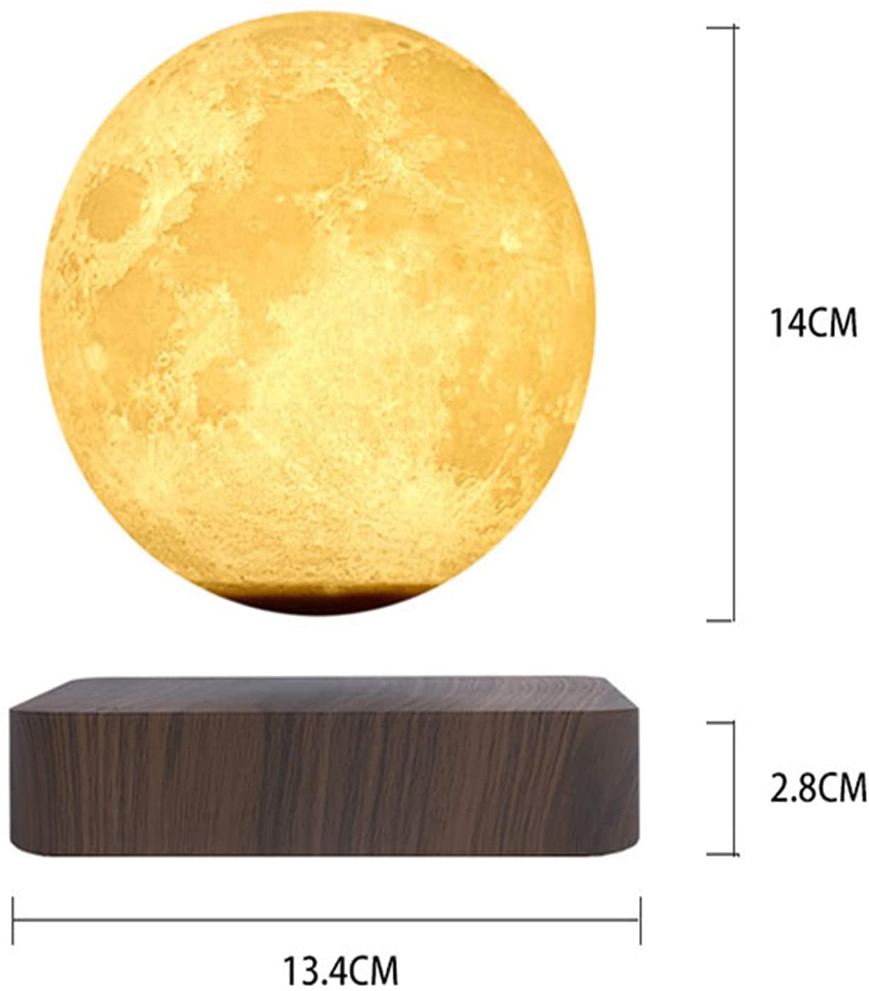 Levitating Moon Lamp Night Light Floating  LED Lamp - peterkaczconnect