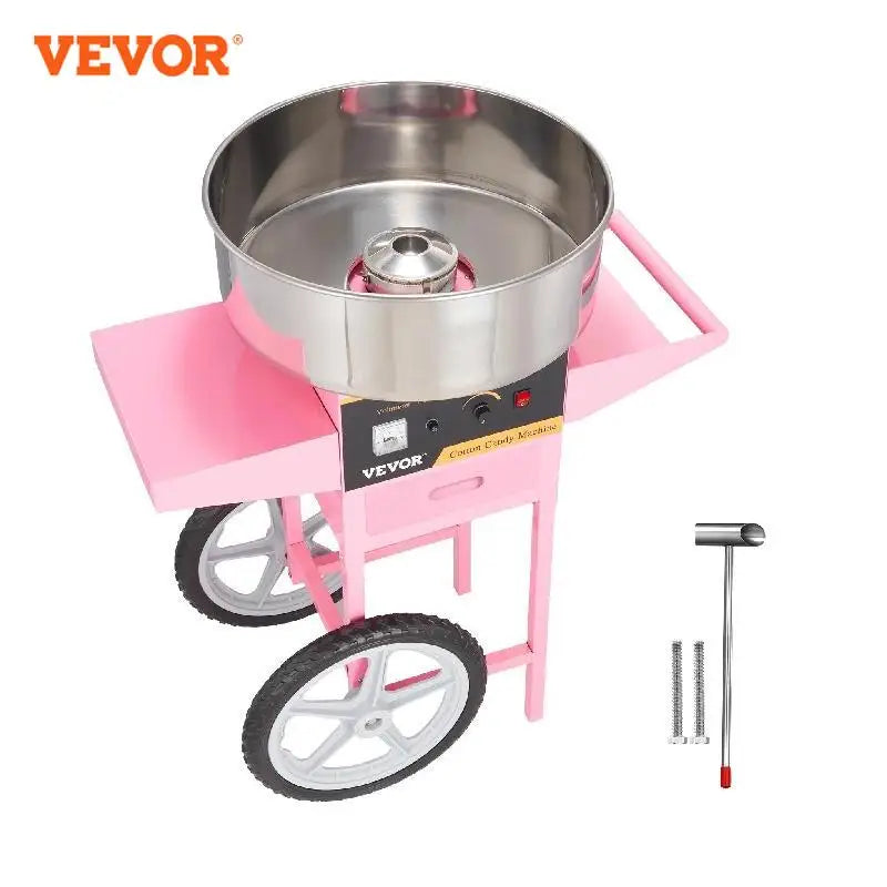 Electric Cotton Candy Machine with Cart