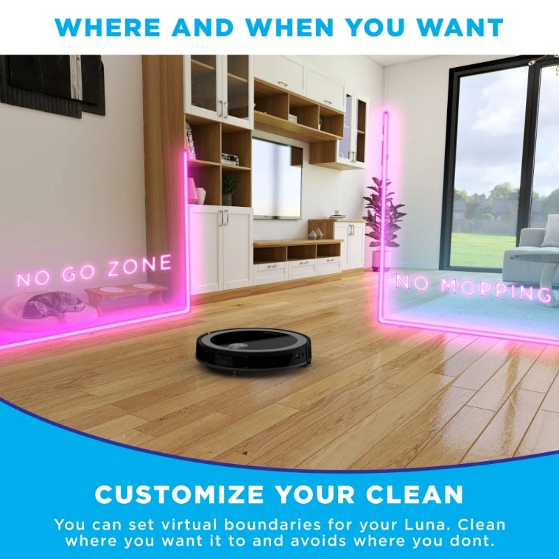 2-in-1 Front LIDAR Robot Vacuum and Vibrating Mop