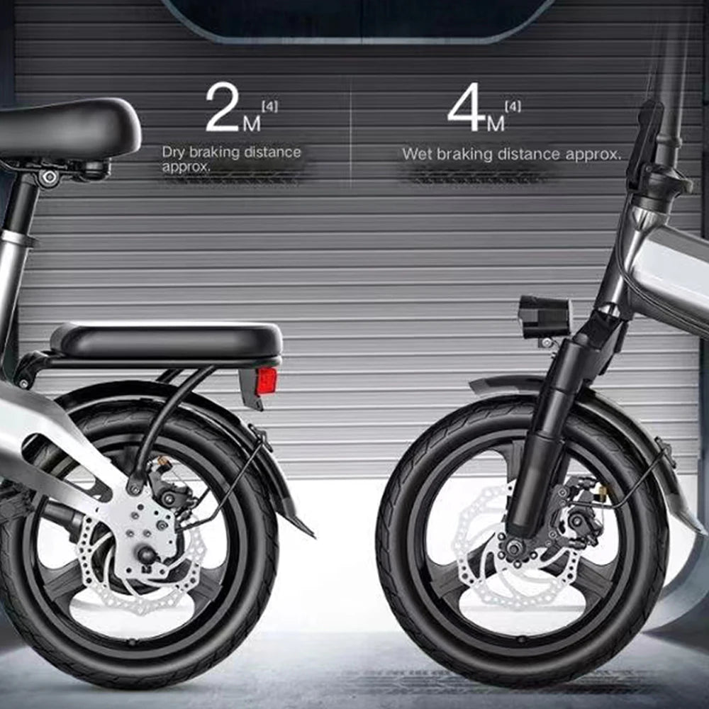 Adults 400W 48V 20AH 14 inch Folding Electric Bike