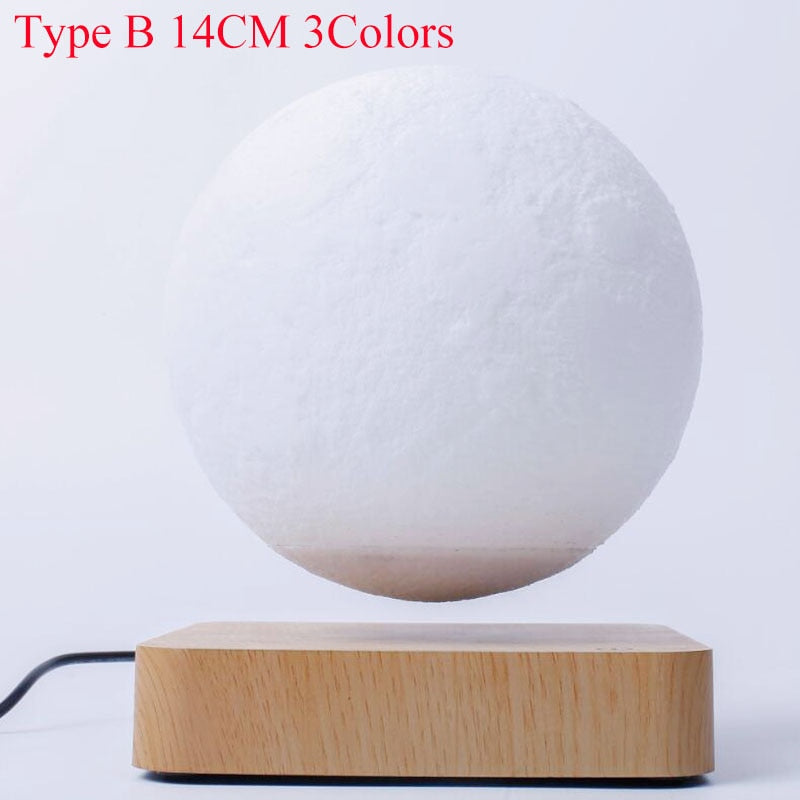 Levitating Moon Lamp Night Light Floating  LED Lamp - peterkaczconnect