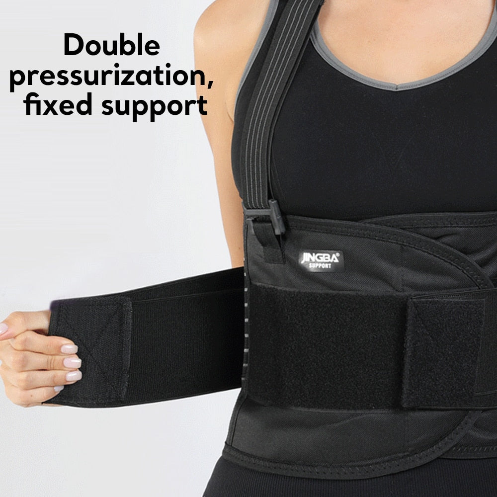 Pressurized Fitness Belt Abdomen Back Posture Corrector - peterkaczconnect