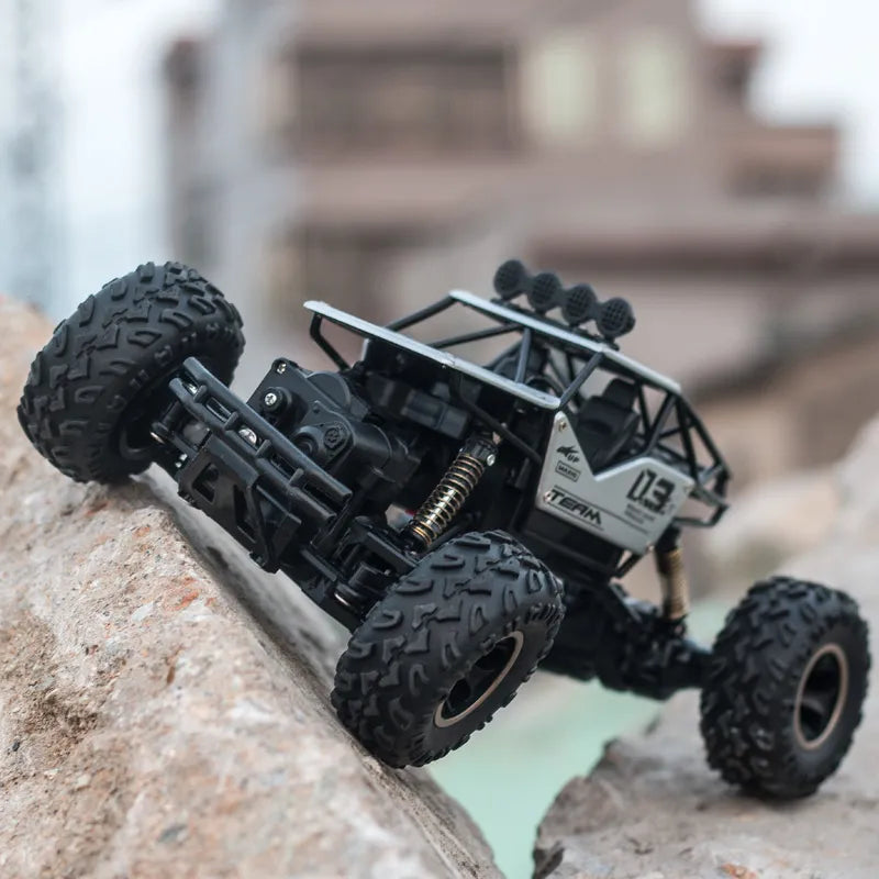 4WD RC Car With Led Lights Radio Remote Control Off-Road