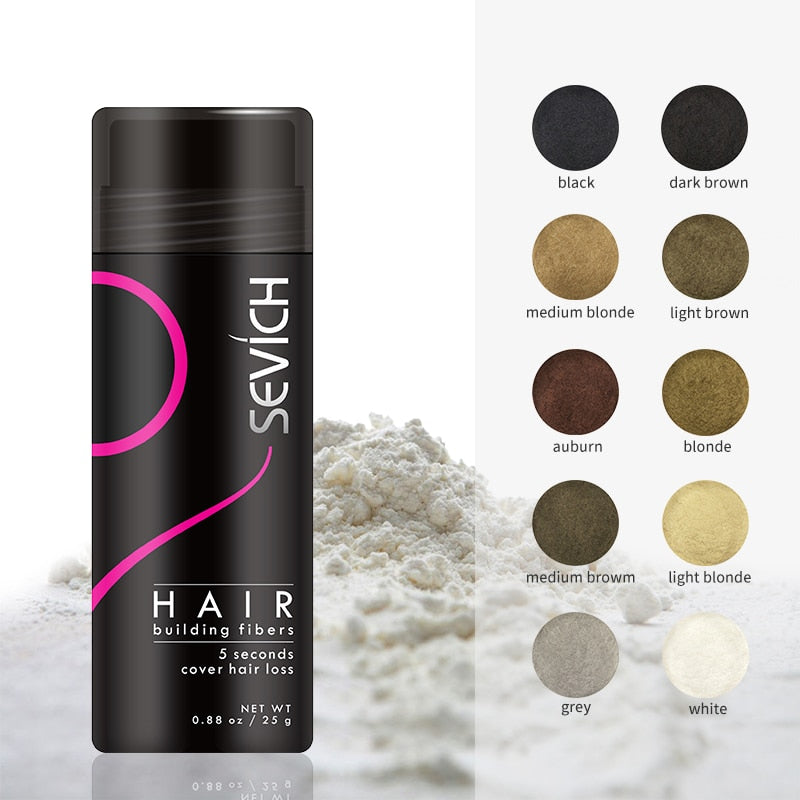 10 Colors Hair Building Fibers Spray Keratin - peterkaczconnect