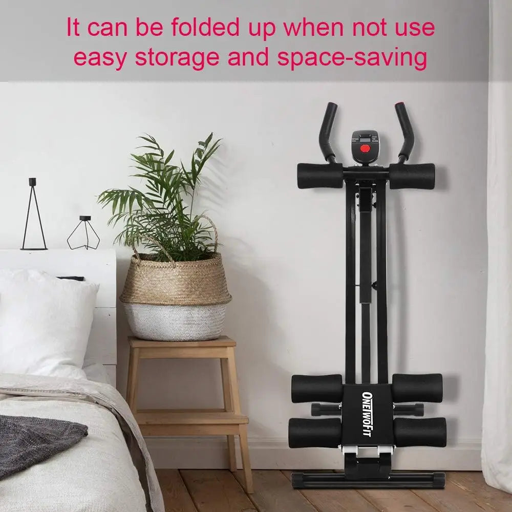 Abdominal Workout Machine, Height Adjustable Home Ab Trainer