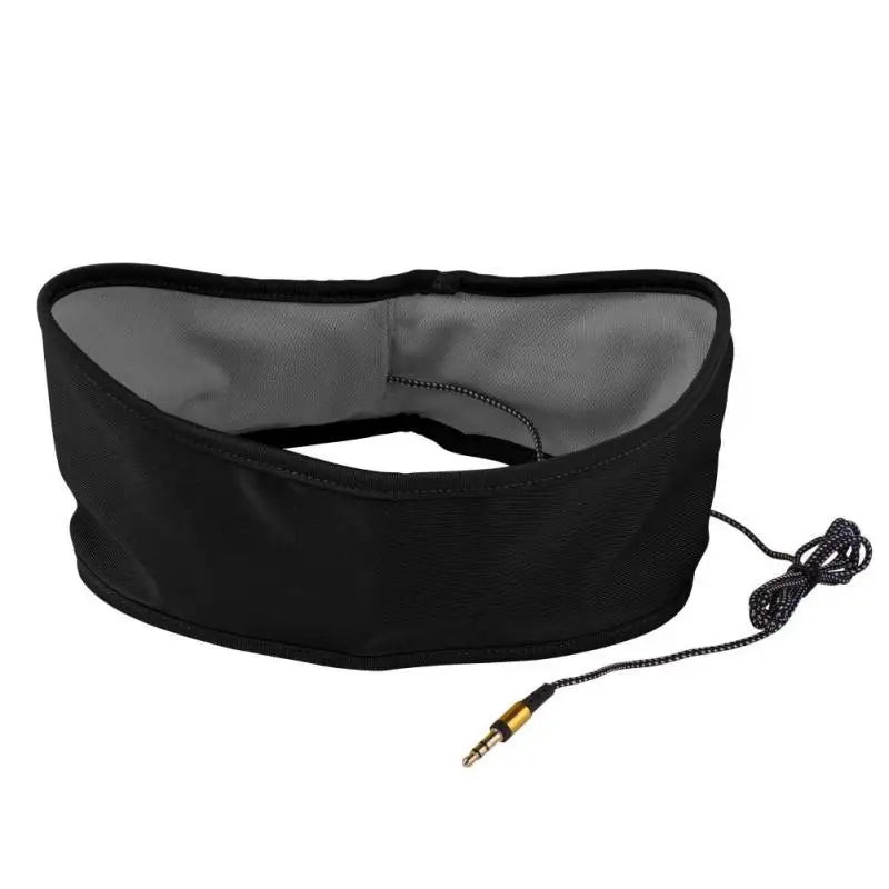 Soft Sleeping Aid Wired Stereo Music Earphone Washable Sleep Headset blindfold