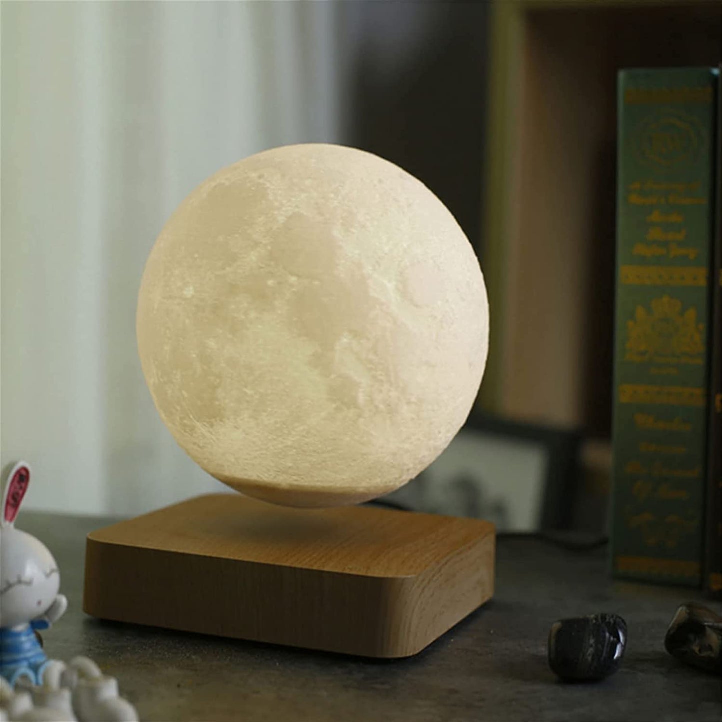 Levitating Moon Lamp Night Light Floating  LED Lamp - peterkaczconnect