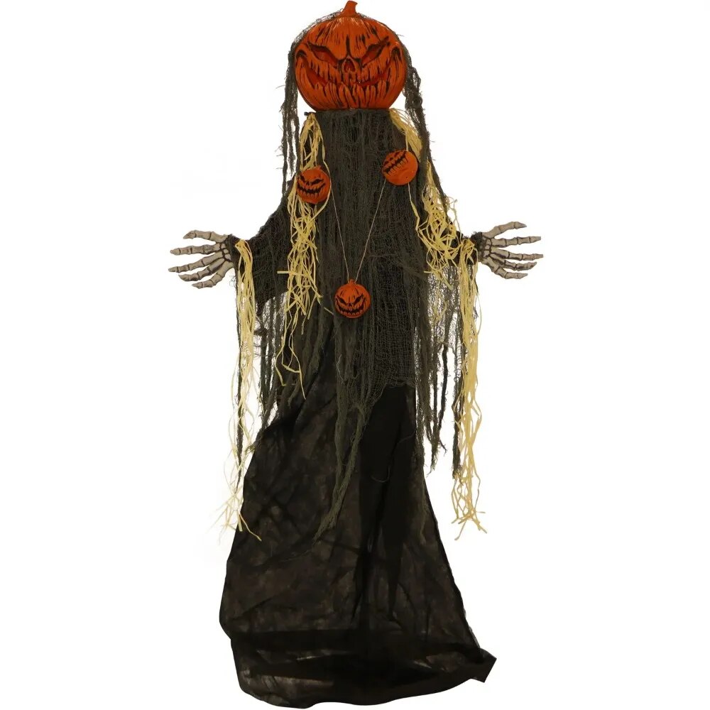 Halloween Decorations Life-Size Animatronic Scarecrow