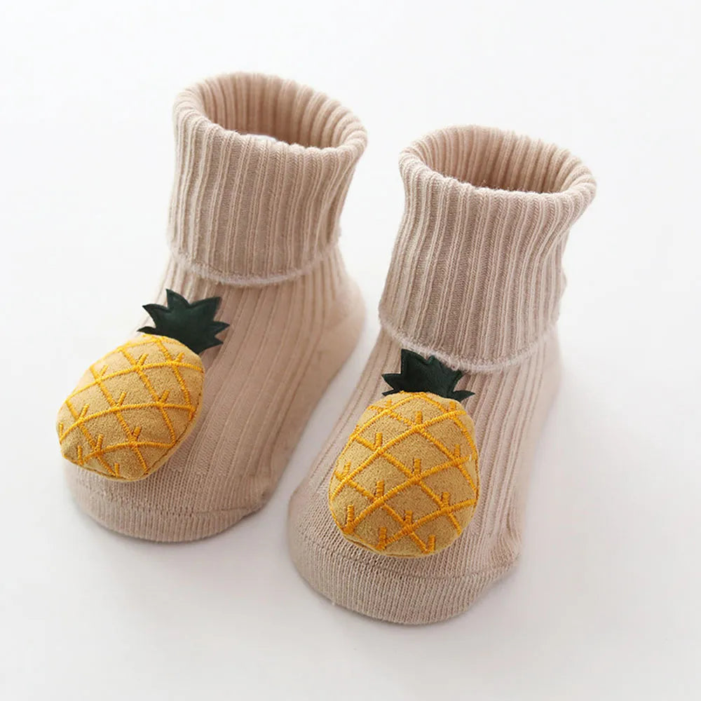 Cotton Baby Newborn Socks Anti Slip Autumn Winter