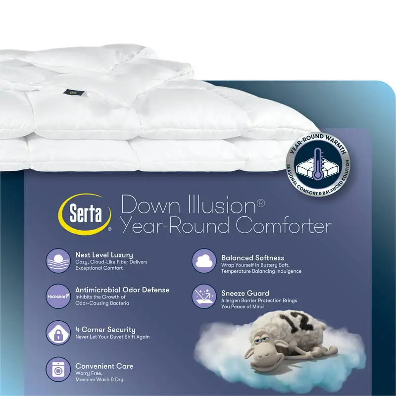 High Quality Down  Comforter, Full/Queen