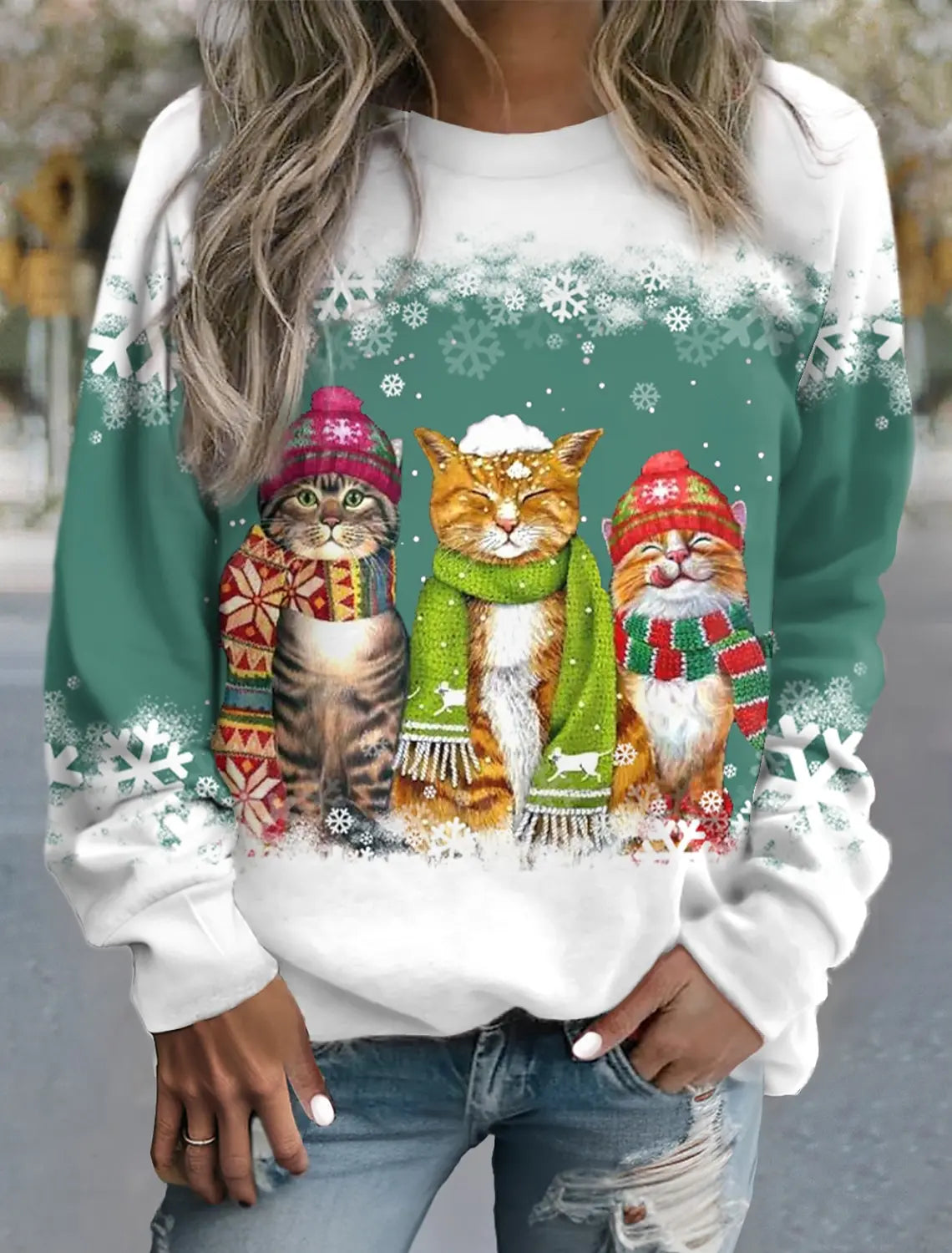 Women's Long Sleeve Tshirt for Christmas