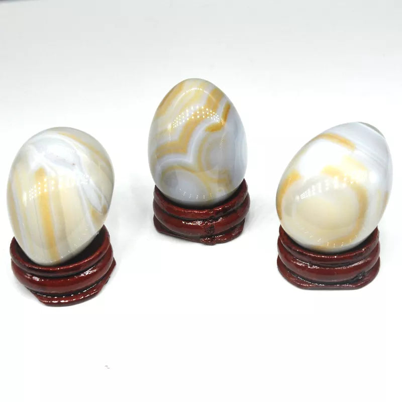 Egg Shaped Stones Natural Gemstone Hand Polished Craft Gifts - peterkaczconnect