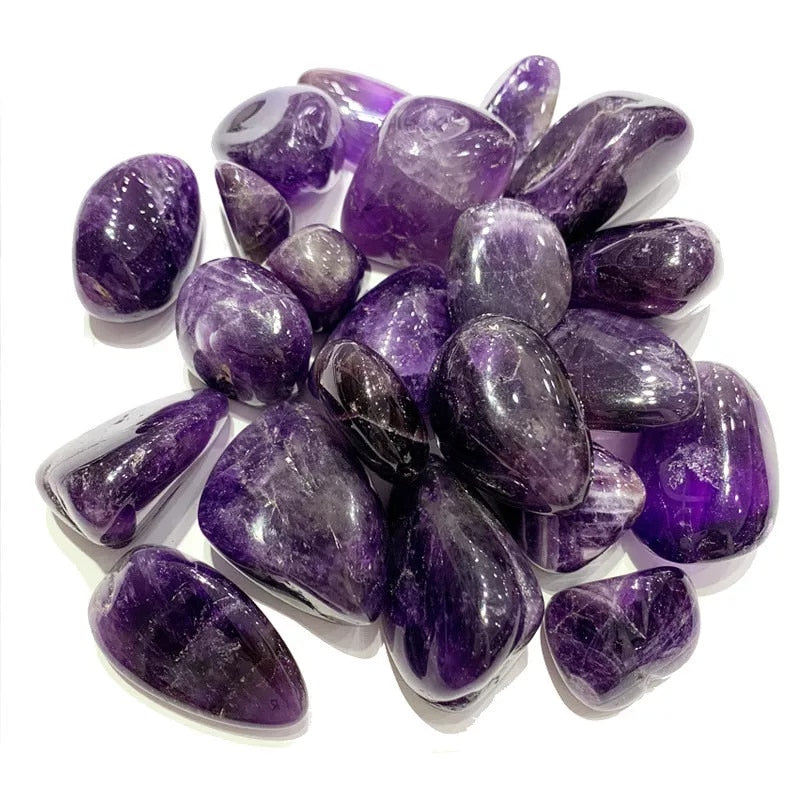 Amethystine Gravel Rock Crystal Quartz Raw Gemstone Mineral - peterkaczconnect