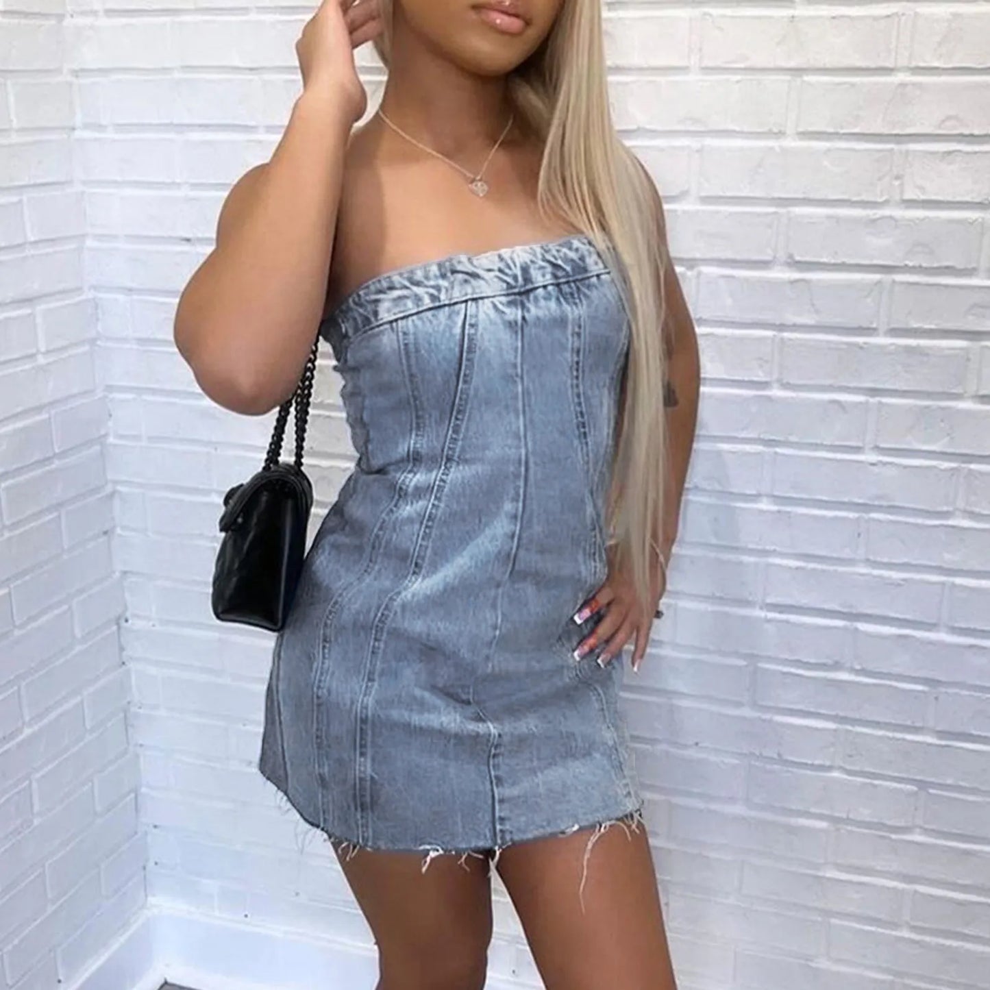 Casual Sexy Denim Summer Dresses