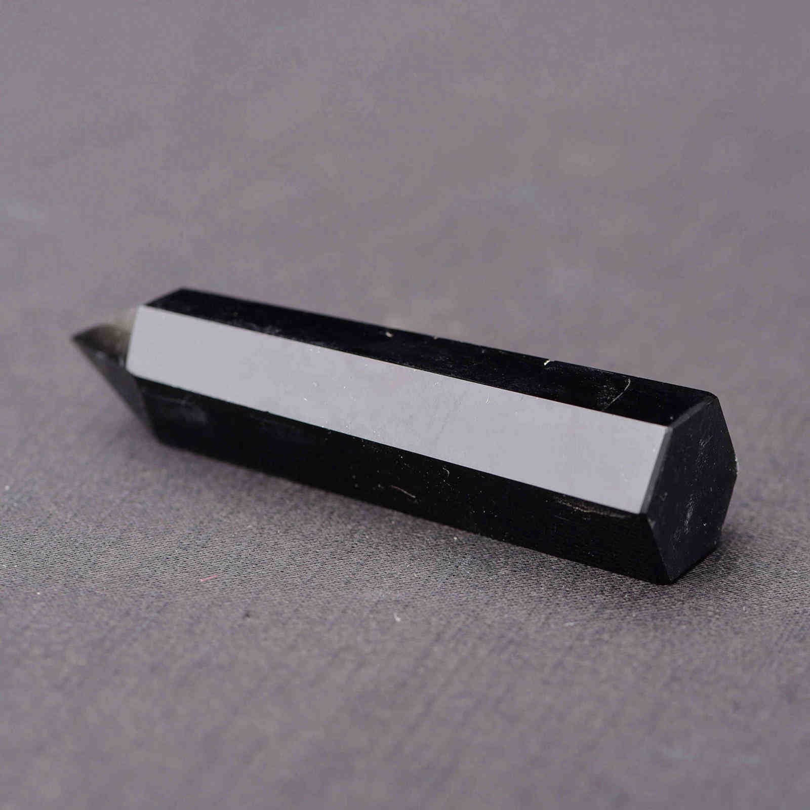 60-70mm Natural Black Obsidian Quartz Crystal - peterkaczconnect