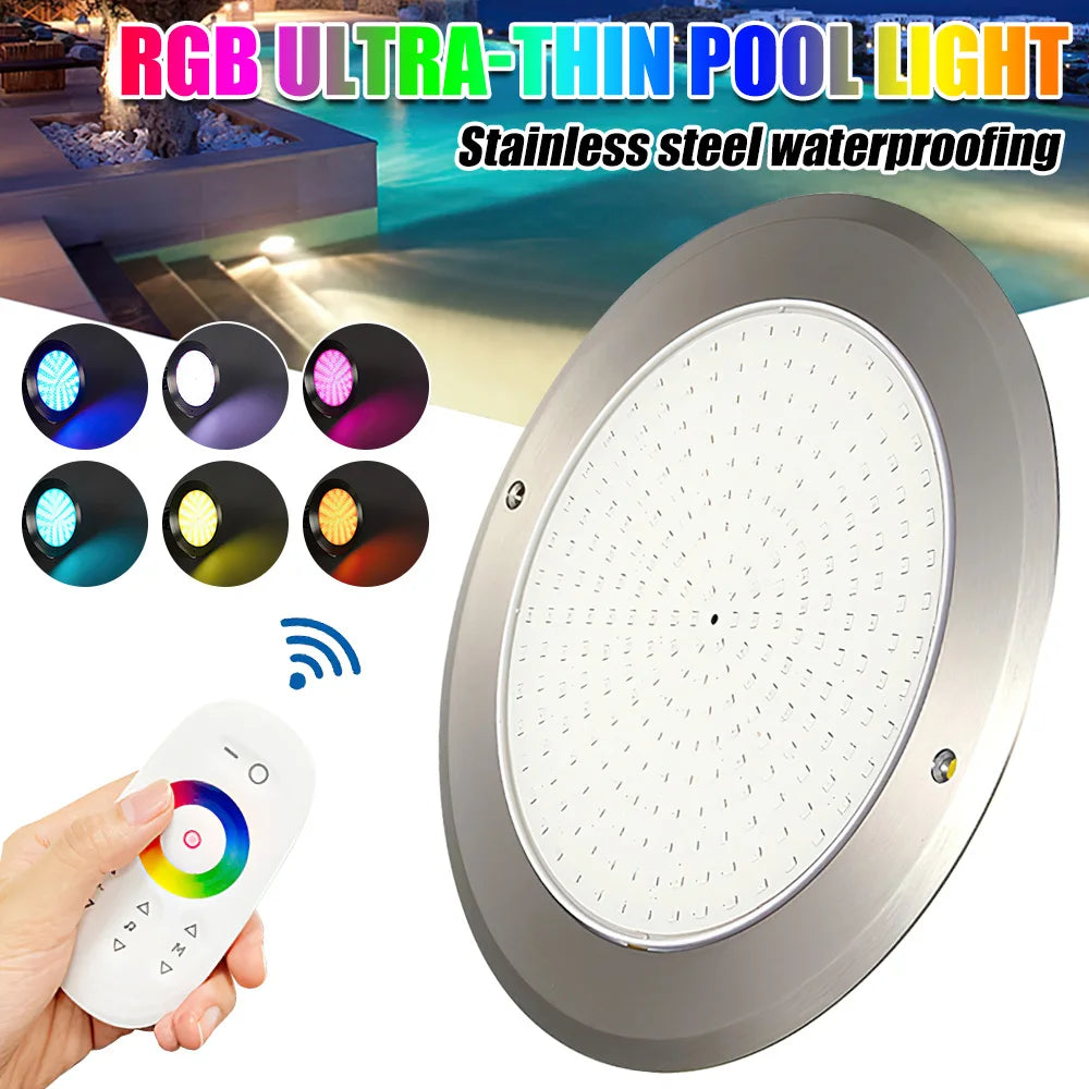 Remote Control Swimming Pool Submersible Light