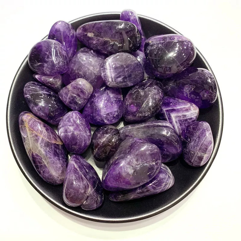 Amethystine Gravel Rock Crystal Quartz Raw Gemstone Mineral - peterkaczconnect