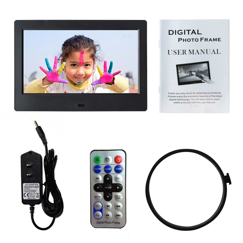 Digital Photo Frame 7‘’ Electronic Picture Frame Video Photo