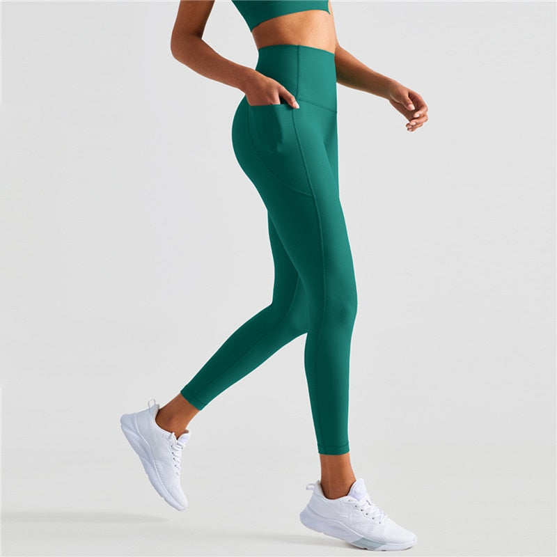 Women High Waist Yoga Tights Gym Workout Clothes - peterkaczconnect